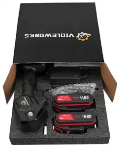 Violeworks® Accu Kettingzaag - Snoeizaag - Mini Kettingzaag - Handkettingzaag - Ook Voor Makita - Elektrische Kettingzaag - Elektrische Snoeischaar - Op Batterij - 2900 MAh - 1080W - 88V -Best Garden Tools Store 1000x1200 8