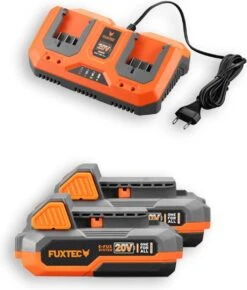FUXTEC Grasmaaier Accu 40V (2x 20V) - Set Met Batterij (2x 2Ah) En Lader (2.4A Dubbellader) -Best Garden Tools Store 1022x1200