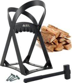 Lighted Lifestyle™| Houtklover Voor Aanmaakhout Incl. Kloofhamer - Houtsplijter - Houtkliever - Snel Haardhout - Gietijzer - Incl. Schroeven -Best Garden Tools Store 1040x1200 4