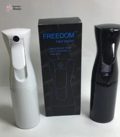 Merkloos Sibel Extreme Mist Verstuiver 160ml Zwart En Wit| Professional Hairdressing Plastic Fine Mist Spray Bottle - 2 Stucks -Best Garden Tools Store 1051x1200