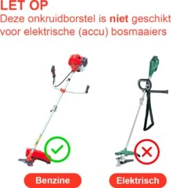 Merkloos Onkruidborstel Voor Bosmaaier | 200mm 20 Cm Staalborstel Nieuw | Universele Onkruidborstel 200 Mm - Onkruidverwijderaar - Voegenborstel - Grastrimmer -Best Garden Tools Store 1092x1200