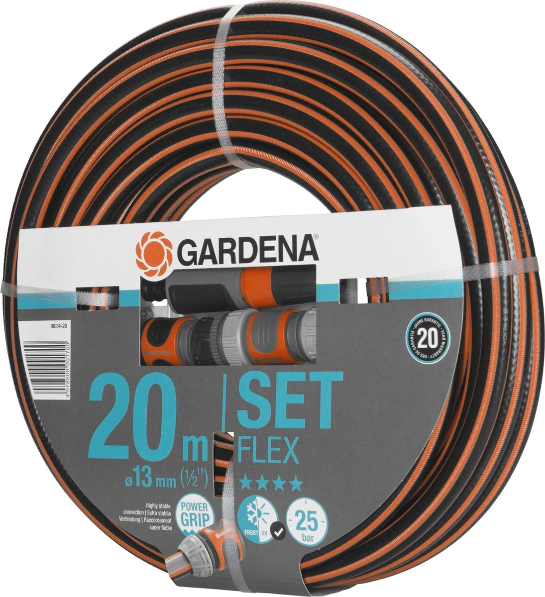 GARDENA - Comfort FLEX - 6-delige Tuinslangset Tuinslang - 20 Meter - 13 Mm 5 GARDENA - Comfort FLEX - 6-delige Tuinslangset Tuinslang - 20 Meter - 13 Mm - Image 5