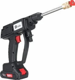 Merkloos Elektrische Accu-Hogedrukreiniger - 20Bar - Multifunctioneel Mondstuk - Draagbaar Oplaadbaar Snoerloos - Reinigingsspuitpistool - Met Rijke Accessoires - Voor Makita 18V-batterij - Voor Auto, Tuin, Terras, Raam (Zwart) -Best Garden Tools Store 1129x1200