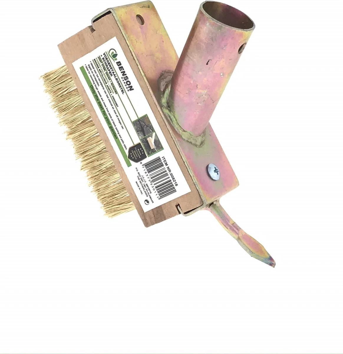 Benson Onkruidborstel - Voegenkrabber - Onkruidkrabber - Zonder Steel - Messing - Met Haak 7 Benson Onkruidborstel - Voegenkrabber - Onkruidkrabber - Zonder Steel - Messing - Met Haak - Image 7
