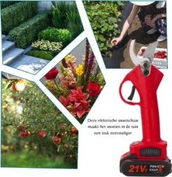 Elektrische Snoeischaar - Accu Snoeischaar - 2 Accu's - Professioneel - Tuinschaar -Best Garden Tools Store 1165x1200
