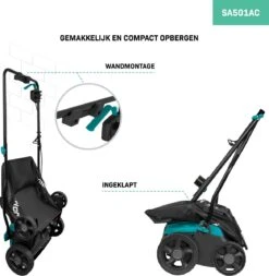 VONROC Elektrische Verticuteermachine - Gazonbeluchter – 1300W – Maaibreedte 320 Mm – 4 Dieptestanden (12/9/6/3 Mm) – Incl. 35L. Opvangbak -Best Garden Tools Store 1170x1200