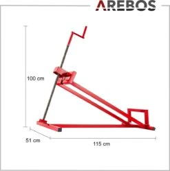 AREBOS Zitmaaierkrik Zitmaaier Kriksysteem Krik Hijstoestel Reinigingshulp 400kg 22 AREBOS Zitmaaierkrik Zitmaaier Kriksysteem Krik Hijstoestel Reinigingshulp 400kg -Best Garden Tools Store 1188x1200