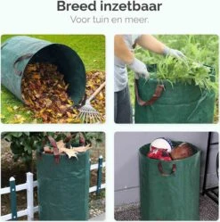 Goliving Tuinafvalzak - Set Van 2- Tuinafvalzakken Opvouwbaar - Tuinzak - Tuinafvalemmer - 2x 280 Liter - Groen -Best Garden Tools Store 1189x1200 6