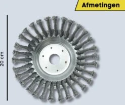 Merkloos Onkruidborstel Voor Bosmaaier | 200mm 20 Cm Staalborstel Nieuw | Universele Onkruidborstel 200 Mm - Onkruidverwijderaar - Voegenborstel - Grastrimmer -Best Garden Tools Store 1200x1004 1