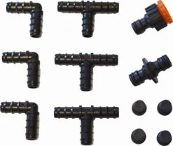 Meisterhome ® - 30 Meter - Druppelslang - Druppelsystemen - Zweetslang - Bewatering - Bewateringssysteem - Druppelsysteem - Irrigatie Set - 70% Waterbesparing - Druppelaars - Tuin, Gras, Planten - Met 38 Hulpstukken Voor Vast Zetten En Verlengen -Best Garden Tools Store 1200x1014 2