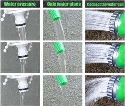 Merkloos Tuinslang - Tuinslag Flexibel - Tuinslag Flexibel 15M -15 Meter - Tuinslangen - Uitrekbaar - Met Koppelstuk - 7 In 1 Sproeikop -Best Garden Tools Store 1200x1014 4