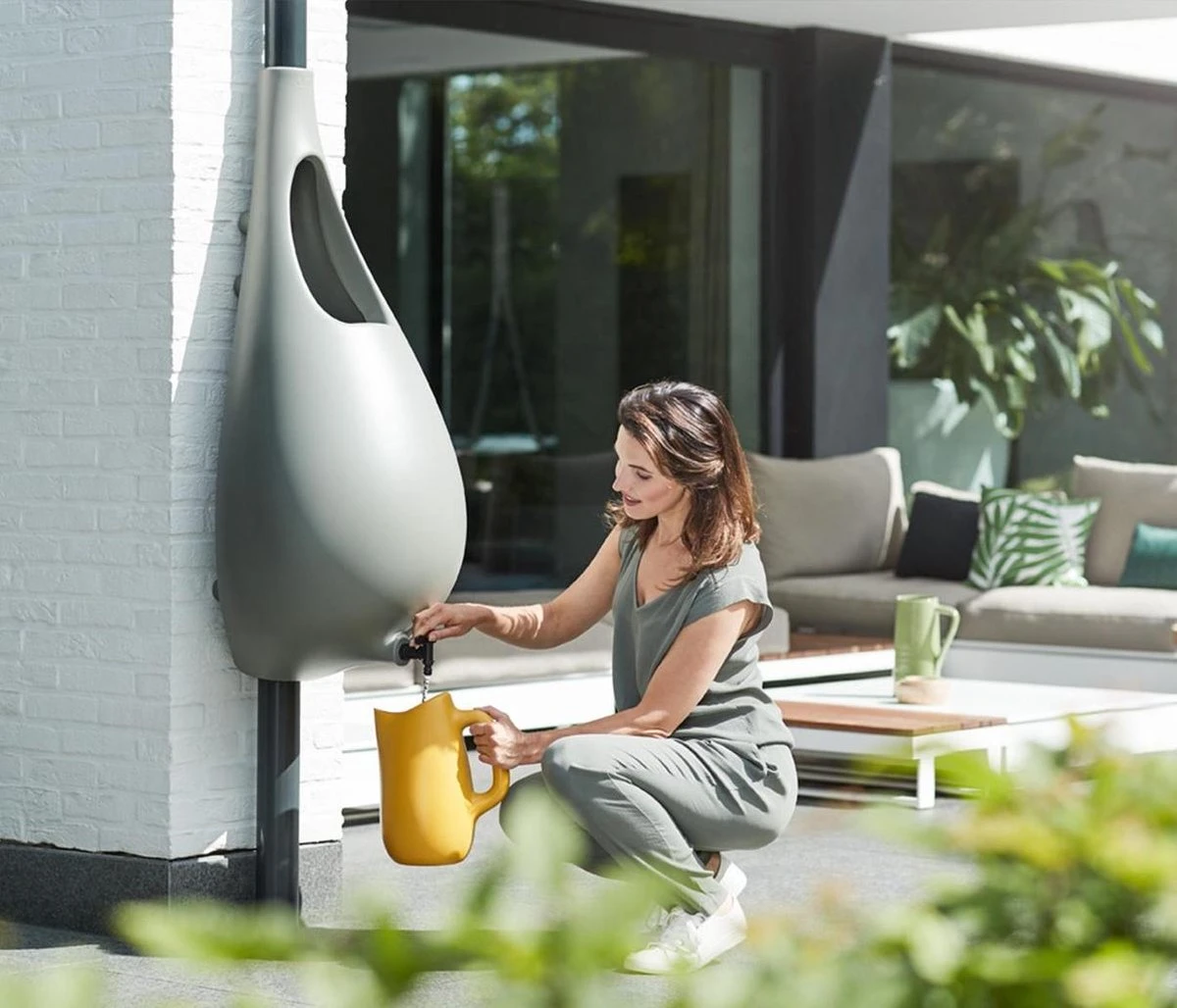 Elho Pure Raindrop 70L - Geel/Oker 6 Elho Pure Raindrop 70L - Geel/Oker - Image 6