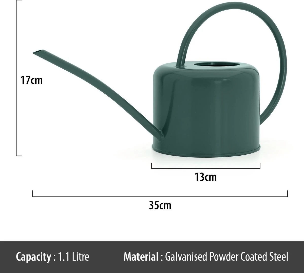 CKB LTD - Gieters - Gieter - Retro - Gietertje - Kleine Gieter Voor Binnen En Buiten - 1 Liter - Groen Plantengieter Tuingieter Bloemengieter Mini Klein Metaal Binnenplantjes Gietertjes Tuingieters Vintage Kamerplanten Buitengieter Binnenshuis 5 CKB LTD - Gieters - Gieter - Retro - Gietertje - Kleine Gieter Voor Binnen En Buiten - 1 Liter - Groen Plantengieter Tuingieter Bloemengieter Mini Klein Metaal Binnenplantjes Gietertjes Tuingieters Vintage Kamerplanten Buitengieter Binnenshuis - Image 5