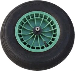 FORT 2PLy Kruiwagenwiel 400x100mm, Kunststof Velg, Kleur Groen, Luchtband 5 FORT 2PLy Kruiwagenwiel 400x100mm, Kunststof Velg, Kleur Groen, Luchtband -Best Garden Tools Store 1200x1138 4
