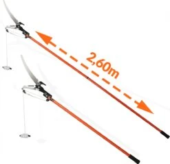 Gardebruk Takkenzaag Telescopisch - 2in1 Zaag & Snoeischaar - Oranje -Best Garden Tools Store 1200x1160 3