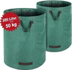Gardebruk Tuinafvalzak - 2 Stuks 280L – 77x67cm/Opvouwbaar - Groen -Best Garden Tools Store 1200x1175 2
