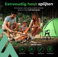 Lighted Lifestyle™| Houtklover Voor Aanmaakhout Incl. Kloofhamer - Houtsplijter - Houtkliever - Snel Haardhout - Gietijzer - Incl. Schroeven -Best Garden Tools Store 1200x1179 27