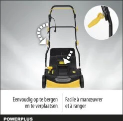 Powerplus POWXG7516 Elektrische Verticuteermachine - Mos Verwijderaar - 1800W - 360mm Maaibreedte- 45L Opvangbak - Incl. Gazonbeluchter/grasbeluchter -Best Garden Tools Store 1200x1179 3
