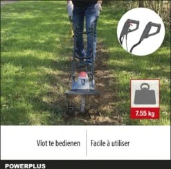 Powerplus POWEG7010 Tuinfrees - 1050W - Werkbreedte 320mm - Werkdiepte Max. 220mm - Incl. 4 Messen -Best Garden Tools Store 1200x1180 1