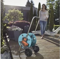 GARDENA AquaRoll S Slangenwagen - Verstelbare Handgreep - Excl. Tuinslang -Best Garden Tools Store 1200x1186 5