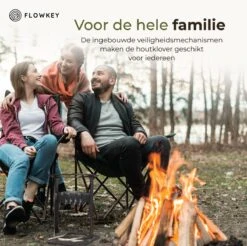 Flowkey® Houtklover XL - Houtsplijter Bijl - Houtkliever Kloofwig Gietijzer - Voor Hout & Aanmaakhout - Inclusief Gratis Hamer -Best Garden Tools Store 1200x1193