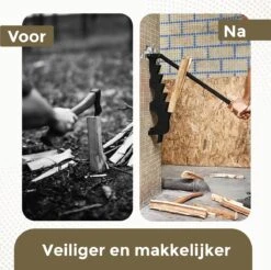 Flowkey® Houtklover XL - Houtsplijter Bijl - Houtkliever Kloofwig Gietijzer - Voor Hout & Aanmaakhout - Inclusief Gratis Bevestigingsset -Best Garden Tools Store 1200x1197 21