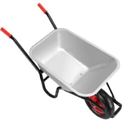 Gardebruk Kruiwagen 100L - Luchtband - 250kg Draagkracht Zilver -Best Garden Tools Store 1200x1199 10