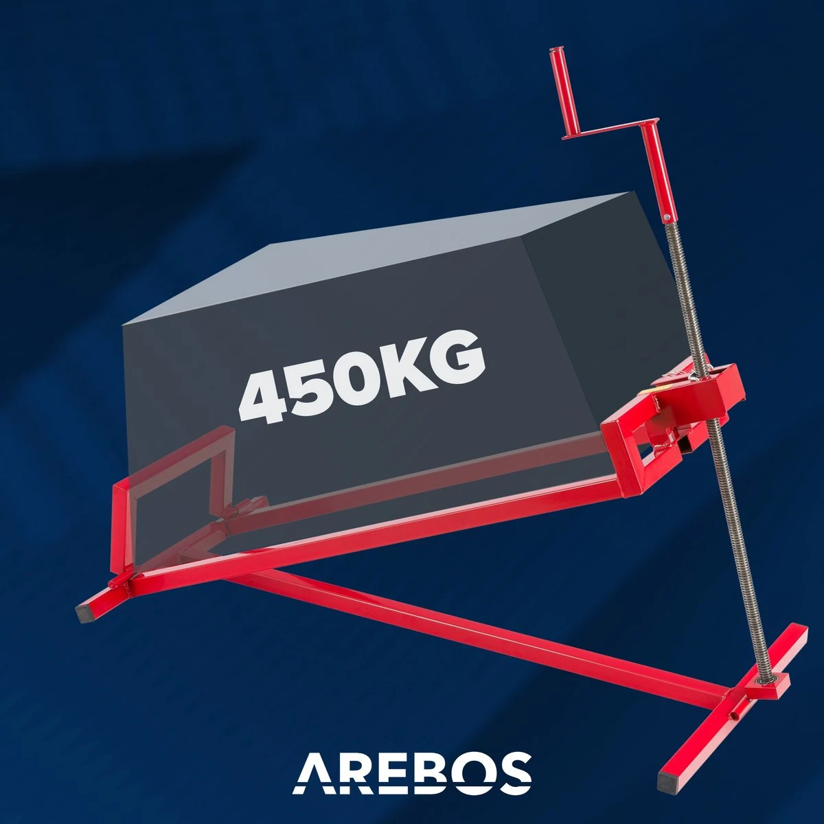 AREBOS Zitmaaierkrik Zitmaaier Kriksysteem Krik Hijstoestel Reinigingshulp 400kg 2 AREBOS Zitmaaierkrik Zitmaaier Kriksysteem Krik Hijstoestel Reinigingshulp 400kg - Image 2