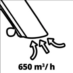 Einhell Elektrische Bladblazer GC-EL 3024 E (blazen, Zuigen & Versnipperen, Zuigbuis Ø75 Mm, Zuigkracht 650 M³/h, Hakselfunctie 10:1, Blaassnelheid 240 Km/h, Opvangzak 40 L) -Best Garden Tools Store 1200x1200 1057