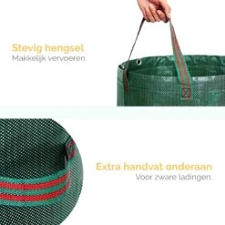 Goliving Tuinafvalzak - Set Van 2- Tuinafvalzakken Opvouwbaar - Tuinzak - Tuinafvalemmer - 2x 280 Liter - Groen -Best Garden Tools Store 1200x1200 1077