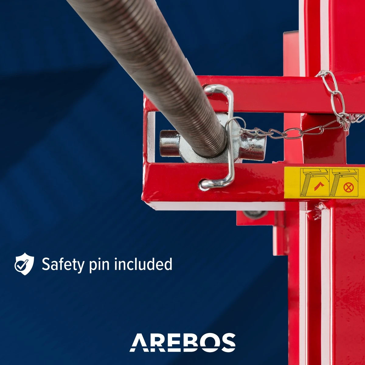 AREBOS Zitmaaierkrik Zitmaaier Kriksysteem Krik Hijstoestel Reinigingshulp 400kg 8 AREBOS Zitmaaierkrik Zitmaaier Kriksysteem Krik Hijstoestel Reinigingshulp 400kg - Image 8