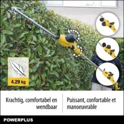 Powerplus POWXG2043 Elektrische Heggenschaar - 750W - Snoeien En Knippen - Zwaardlengte 570mm - Mesafstand 24mm - Telescopisch - Draaibaar Handvat - Haagschaar Voor Tuinonderhoud -Best Garden Tools Store 1200x1200 1118
