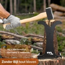 Miseru Houtklover – Zonder Bijl – No Axe – HANDMADE In Holland Houtsplijter – Houtkliever – Houtklover Voor Aanmaakhout – Ook Voor Stammen - Metaal -Best Garden Tools Store 1200x1200 1190