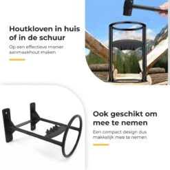 Maatworkz - Houtklover + Hamer - Houtsplijter - Houtkliever - Houtklover Voor Aanmaakhout - Gietijzer - Zwart -Best Garden Tools Store 1200x1200 1291