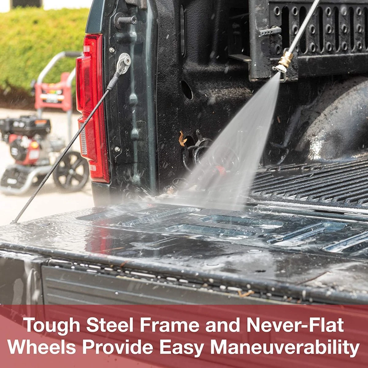 Powertech Professionele Hogedrukreiniger Op Benzine - 6.5 PK - 3600 PSI - 220 Bar - Hogedrukreiniger Auto - Terrasreiniger - Oppervlaktereiniger - Autoreiniger - Zwembadreiniger - 5 Snelkoppelstukken- Zwart / Rood 8 Powertech Professionele Hogedrukreiniger Op Benzine - 6.5 PK - 3600 PSI - 220 Bar - Hogedrukreiniger Auto - Terrasreiniger - Oppervlaktereiniger - Autoreiniger - Zwembadreiniger - 5 Snelkoppelstukken- Zwart / Rood - Image 8