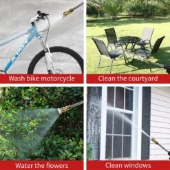 Merkloos Elektrische Accu-Hogedrukreiniger - 1.2mpa - Multifunctioneel Mondstuk - Draagbaar Oplaadbaar Snoerloos - Reinigingsspuitpistool - Met Rijke Accessoires - Voor Auto, Tuin, Terras, Raam - Zwart 17 Merkloos Elektrische Accu-Hogedrukreiniger - 1.2mpa - Multifunctioneel Mondstuk - Draagbaar Oplaadbaar Snoerloos - Reinigingsspuitpistool - Met Rijke Accessoires - Voor Auto, Tuin, Terras, Raam - Zwart -Best Garden Tools Store 1200x1200 168