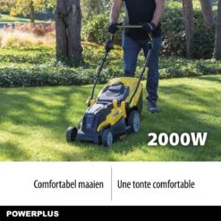 Powerplus POWXG6281 Elektrische Grasmaaier - Grasmachine Voor Middelgrote En Grote Tuin - 2000W - Maaibreedte 420mm - Verstelbare Maaihoogte - Mulching Functie - Incl. 40L Opvangbak -Best Garden Tools Store 1200x1200 185