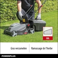 Powerplus POWEG63703 Elektrische Grasmaaier - Grasmachine Voor Kleine Tuin - 1000 W - 32cm Maaibreedte - 30L Opvangbak - Verstelbare Maaihoogte -Best Garden Tools Store 1200x1200 188