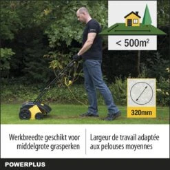 Powerplus POWXG7513 Elektrische Verticuteermachine - Mos Verwijderaar - 1400W - 320mm Maaibreedte - 45L Opvangbak - Incl. Gazonbeluchter/grasbeluchter -Best Garden Tools Store 1200x1200 275