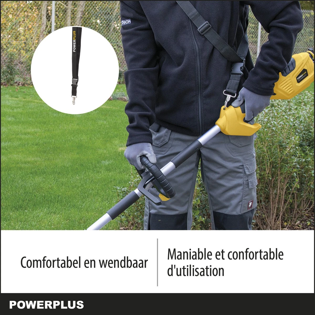 Powerplus POWXG30405 Bosmaaier 2-in-1 - 1000 W - Bosmaaier & Grastrimmer 3 Powerplus POWXG30405 Bosmaaier 2-in-1 - 1000 W - Bosmaaier & Grastrimmer - Image 3