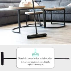 CLEANLY® Rubberen Bezem Met Vloerwisser - Kappersbezem - Zachte Bezem Binnen & Buiten - Vloertrekker Met Steel - 68-150 Cm 17 CLEANLY® Rubberen Bezem Met Vloerwisser - Kappersbezem - Zachte Bezem Binnen & Buiten - Vloertrekker Met Steel - 68-150 Cm -Best Garden Tools Store 1200x1200 336
