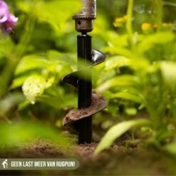 Merkloos Grondboor Voor Planten - 25 CM - Palenboor - Moestuin - Bollenplanter - Zwart -Best Garden Tools Store 1200x1200 364