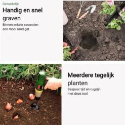 MaatWorkz - Grondboor - 25 CM - Boormachine - Bollenplanter - Moestuin - Palenboor - Boor - Tuin 13 MaatWorkz - Grondboor - 25 CM - Boormachine - Bollenplanter - Moestuin - Palenboor - Boor - Tuin -Best Garden Tools Store 1200x1200 382