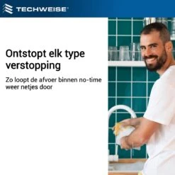 Techweise - Rioolslang Voor Kärcher K2 T/m K7 - 15M - Met Voorwaartse Hogedruksproeiers -Best Garden Tools Store 1200x1200 462