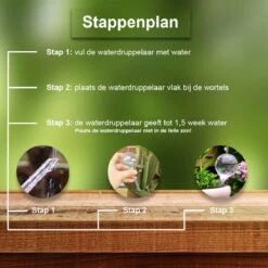 Waterdruppelaar Set Van 12 Stuks - Waterdruppelaar Voor Planten - Watergeefsysteem - Waterbol Irrigatiesysteem - Automatisch Druppelsysteem Voor Kamerplanten & Tuin - Watergever - Transparant - 15cm -Best Garden Tools Store 1200x1200 673