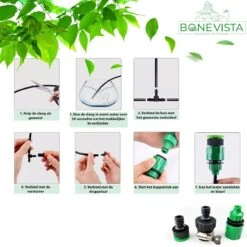 Bone Vista® 155 Stuks Water Druppelslang Irrigatiesysteem Tuin – Bewateringssysteem & Druppelsysteem -Best Garden Tools Store 1200x1200 684