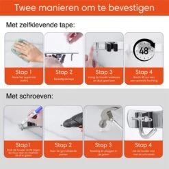 TTD Premium XXL Bezemhouder En Gereedschapsrek - Opslag Van Gereedschap - Opslag Van Schoonmaakspullen - Tuingereedschap - Klussen - RVS - Zwart -Best Garden Tools Store 1200x1200 7