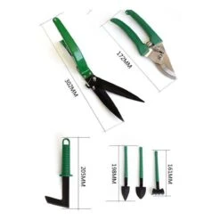 Merkloos 10-Delige Tuingereedschap Set Inclusief Opbergkoffer - Tuinierset - Tuinsetje - Gereedschap Voor Tuin - Tuinschaar - Tuinschepje - Bloemenschaar - Voegenkrabber - Plantenspuit - Grasschaar - Bloemenschep - Tuinhark -Best Garden Tools Store 1200x1200 77