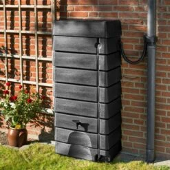 Nature - Regentank - 276L - H134,5 X 58,5 X 39,5cm - Antraciet - Muurmodel -Best Garden Tools Store 1200x1200 859