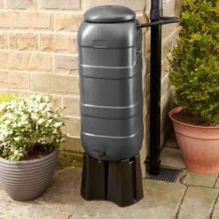 Harcostar Rainsaver Regenton 100 Liter | Plastic Regenwaterton Antraciet -Best Garden Tools Store 1200x1200 867